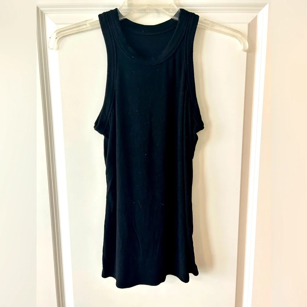 Super Soft Long Ribbed Racerback Tank Top - Picture 1 of 1